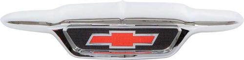 CX1968 - 1955 Chevrolet Truck; Chrome Hood Emblem; Red Bow Tie; with Hardware