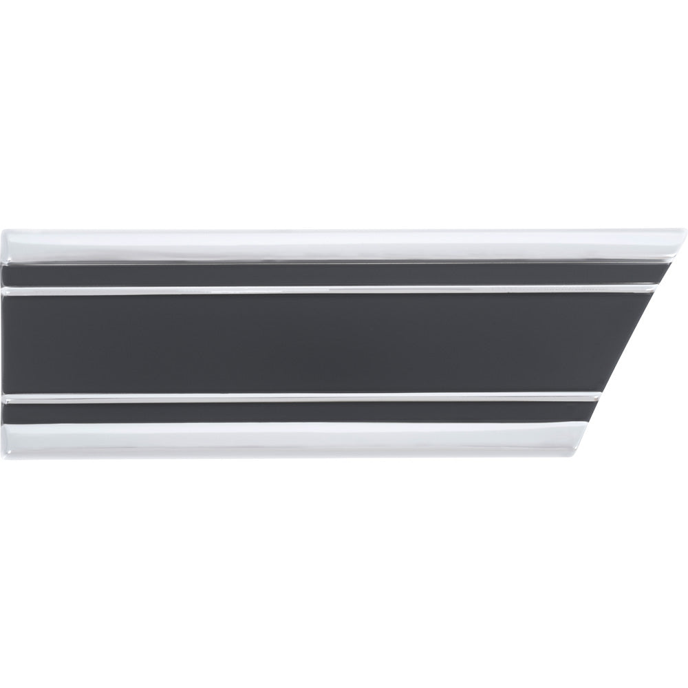 CX2105 - 1969-72 Chevrolet, GMC Truck; Lower Rear Fender Molding; Black Trim; Passenger Side