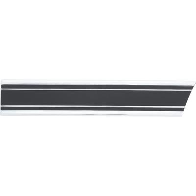 CX2125 - 1969-72 Blazer, Jimmy; Lower Front; Quarter Panel Molding; Black Trim; LH