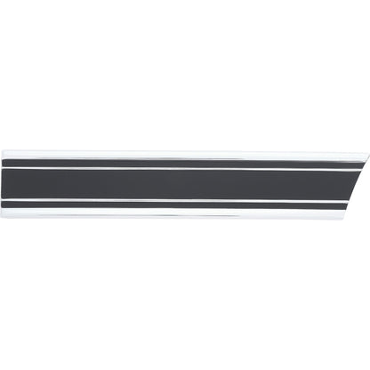 CX2125 - 1969-72 Blazer, Jimmy; Lower Front; Quarter Panel Molding; Black Trim; LH