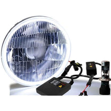 Delta Lights; Classic 5-3/4" Round High/Low Beam Headlight Kit; Domed Lens; 60W Xenon Bulbs; w/ Halo