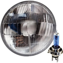 Delta Lights; Classic 5-3/4" Round High/Low Beam Headlight Kit; Domed Lens; 60W Xenon Bulbs