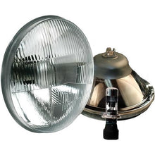 Delta Lights; Classic 7" Round High/Low Beam Headlight Kit; Domed Lens; 35W, 6,000k HID Bulbs