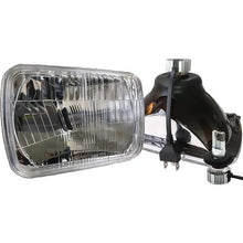 Delta Lights; Modern 5x7 Rectangular High/Low Headlight Kit; Flat Lens; 25W, 6,000K LED Bulbs; (Lens Measures: 5-1/2" x 