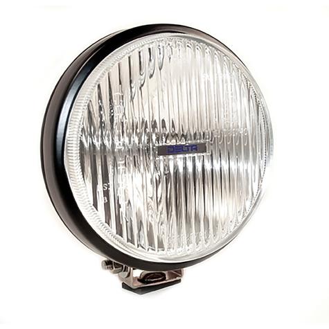 Delta Lights; Thinline 6" Fog Light Kit; Black Housing; Clear Lens; 60W Xenon Bulbs