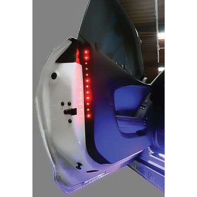 Delta Lights; 2x12 2 Door Safety LED Light Strip; Red