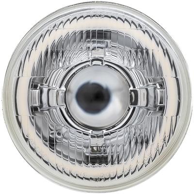 Dapper Lighting; 575 5-3/4" Projector Headlight; High/Low; LED 30W/2400 Lumens; Chrome Housing; Chrome Shroud; OE Style 