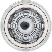 Dapper Lighting; 575 5-3/4" Projector Headlight; High/Low; LED 30W/2400 Lumens; Chrome Housing; Chrome Shroud; Clear Gla