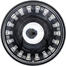 Dapper Lighting; 575 5-3/4" Projector Headlight; High/Low; LED 30W/2400 Lumens; Black Housing; Black Shroud; Clear Glass