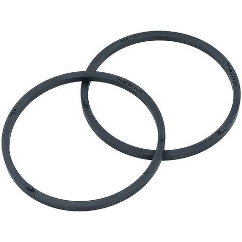 Dapper Lighting Headlamp Spacers; 5.75 Inch Round; 0.125 Inch Thick