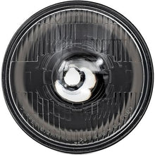 Dapper Lighting; LED Seven Projector Headlight; High/Low Beam; Black Housing; OE Style Glass Lens; Smoked HDR Switchback