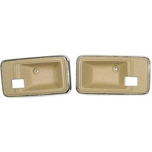1978-80 Chevrolet Corvette; Interior Door Opening Bezel; Door Handle Escutcheon; Doeskin; Pair