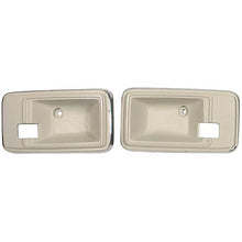 1978-80 Chevrolet Corvette; Interior Door Opening Bezel; Door Handle Escutcheon; Oyster; Pair