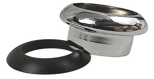 1929-37 Chevrolet/GMC Truck; Door Handle Ferrule; Outside; Stainless Ring; Rubber Seal