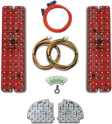 1967-72 Chevrolet C10, Blazer; Sequential LED Taillight Kit ; w/LED Reverse; 4 Panel