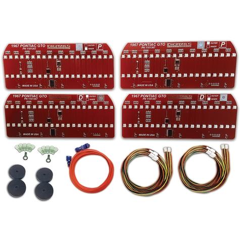 1967 Pontiac GTO; Digi-Tails 4 Panel Sequential LED Taillight Kit