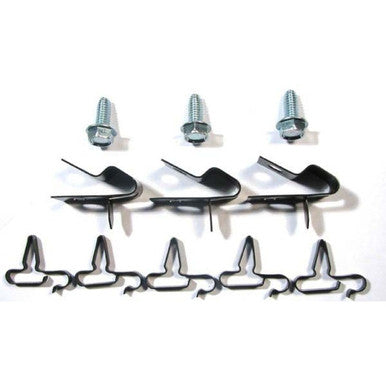 The Right Stuff 1970-74 Mopar E-Body 11-Piece, 3/8" &amp; 5/16" Fuel Line Clip Set - (ECS006)