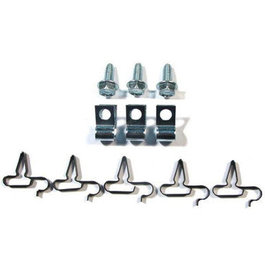 The Right Stuff 1970-74 Mopar E-Body, 11-Piece 3/8" Fuel Line Clip Set - (ECS009)