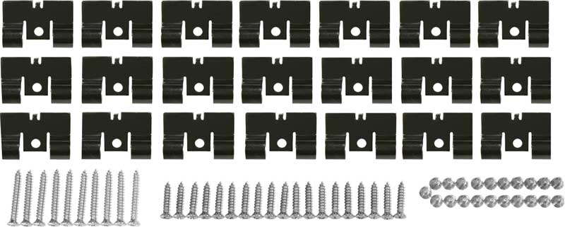 EL51619 - 1959-60 El Camino 73 Piece Bed Molding Clip Set