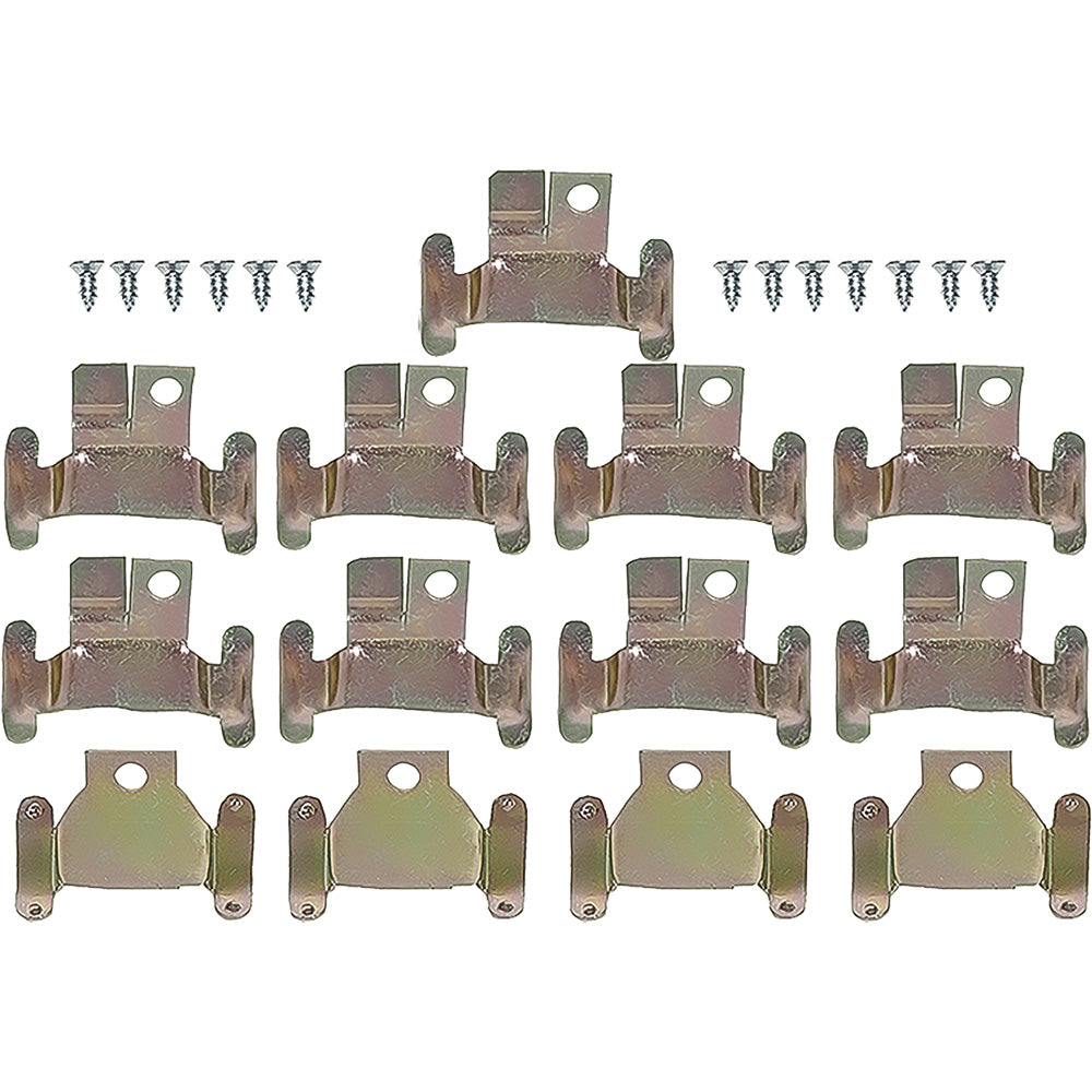 EL83434 - 1959-60 Impala / Full-Size / El Camino Lower Windshield Molding Clip Set