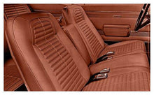 1967-68 Firebird Standard, 1967 Deluxe; Complete Front/Rear Upholstery Set; Buckets w/ Fixed Rear Seat; Red