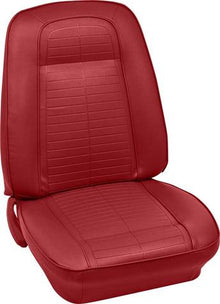 1967-69 Firebird; Custom Leather Upholstery; Standard Interior; Red