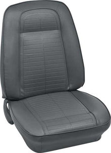 1967-69 Custom Leather Upholstery For Standard Interior; Light Gray
