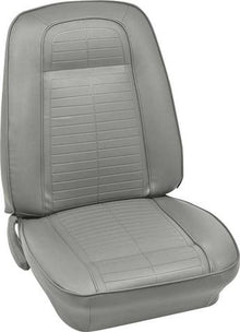 1967-69 Custom Leather Upholstery For Standard Interior; Dove Gray