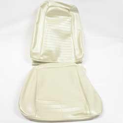 1968 Firebird; Bucket Seat Upholstery Set; Standard/Deluxe Interior; Front Only; Pearl Parchment
