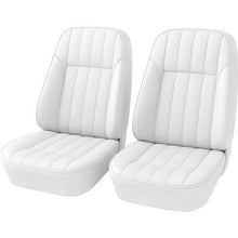 1968-69 Firebird; Front Bucket Seat Upholstery Set; Custom Interior; White