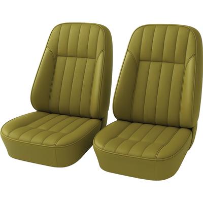 1969 Firebird; Front Bucket Seat Upholstery Set; Custom Interior; Gold