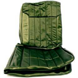 1969 Firebird; Rear Fixed Bench Seat Upholstery Set; Custom Interior; Dark Green