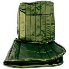 1969 Firebird; Rear Fixed Bench Seat Upholstery Set; Custom Interior; Dark Green