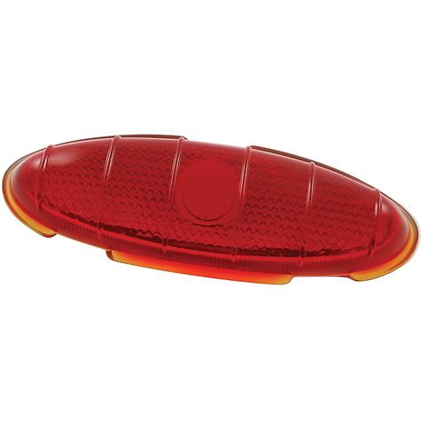1949-50 Ford; Taillight Lens; Red Glass