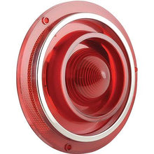 1962 Ford; Taillight Lens; w/o Clear Backup; Red Plastic