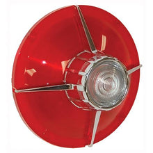1963 Ford; Taillight Lens; w/ Clear Backup; Deluxe Chrome Trim; Red Plastic