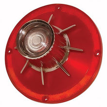 1964 Ford; Taillight Lens; w/ Clear Backup; Red Plastic