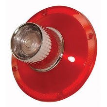 1964 Galaxie, Custom, Ranch Wagon; Taillight Lens; w/ Clear Backup; Red Plastic