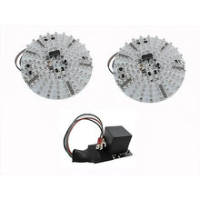 1964-67 Ford Falcon; Sunburst LED Tail Lamp Conversion Kit; Without Backup Lamps
