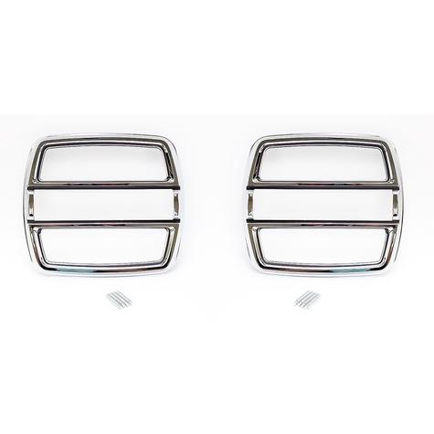 1968-69 Fairlane; Tail Lamp Bezel w/ Hardware; Chrome