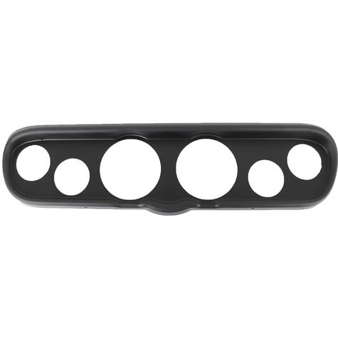 1966 Ford Mustang Black 6 Hole Gauge Panel