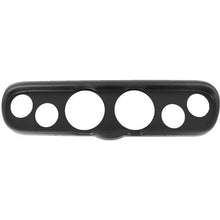 1966 Ford Mustang Black 6 Hole Gauge Panel