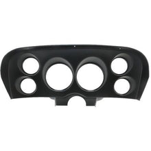 1969-70 Ford Mustang 6-Gauge Dash Panel; (2) 5" (4) 2-1/16" Holes; Black