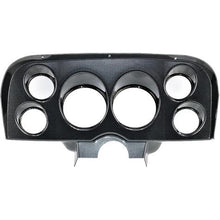 1969-70 Ford Mustang 6-Gauge Dash Panel; (2) 5" (4) 2-1/16" Holes; Carbon Fiber