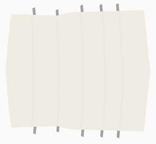 1971-73 Mustang Fastback Reproduction Vinyl Headliner - White (Off White)