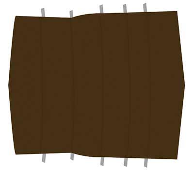 1971-73 Mustang Fastback Reproduction Vinyl Headliner - Ginger