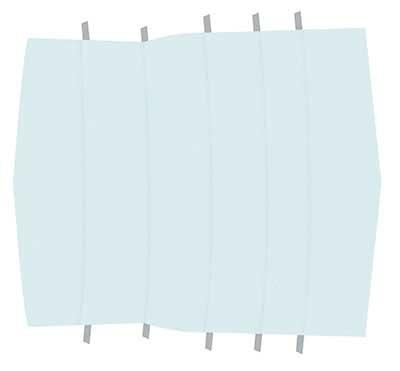 1971-73 Mustang Fastback Reproduction Vinyl Headliner - Aqua