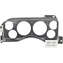 1987-89 Ford Mustang Carbon Fiber 6 Hole Gauge Panel