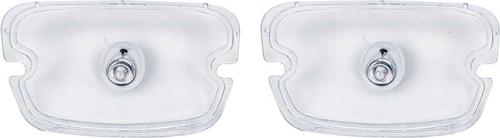 1969 Pontiac Firebird; Front Park Lamp Lens; Pair