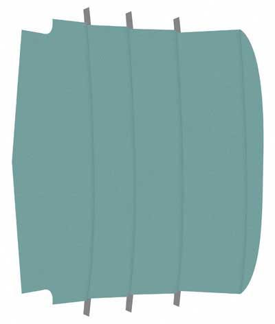 1965-68 Mustang Fastback Reproduction Vinyl Headliner - Dark Aqua